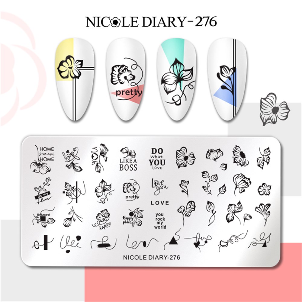 NICOLE DIARY BASKI DESEN PLAKASI 276