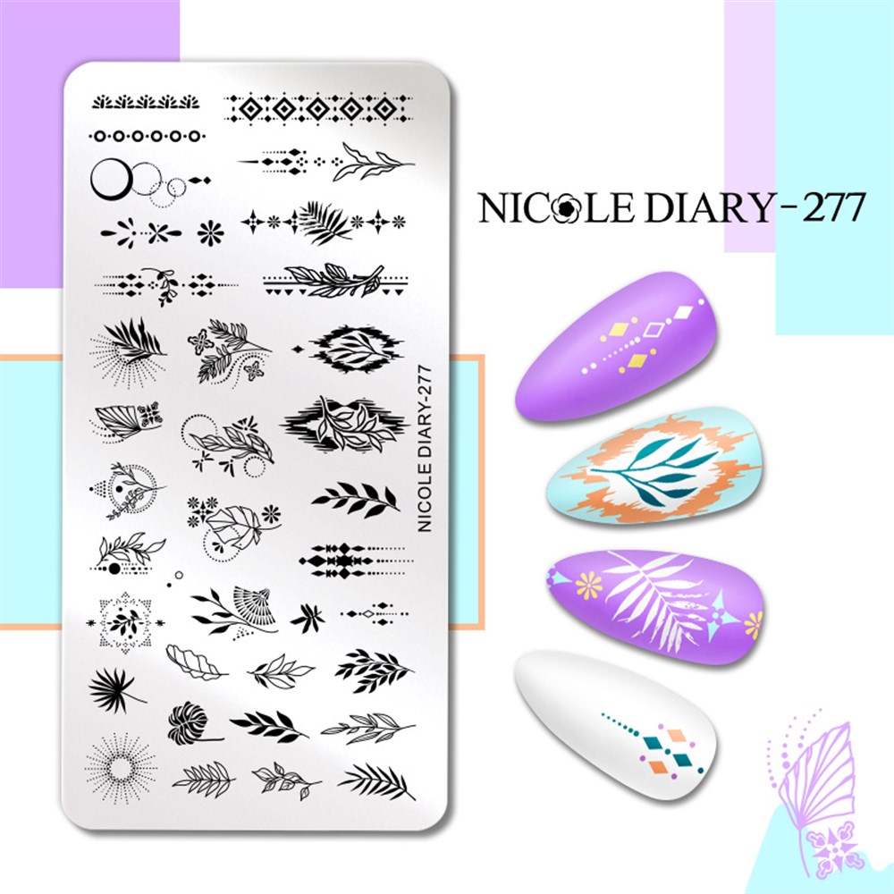 NICOLE DIARY BASKI DESEN PLAKASI 277