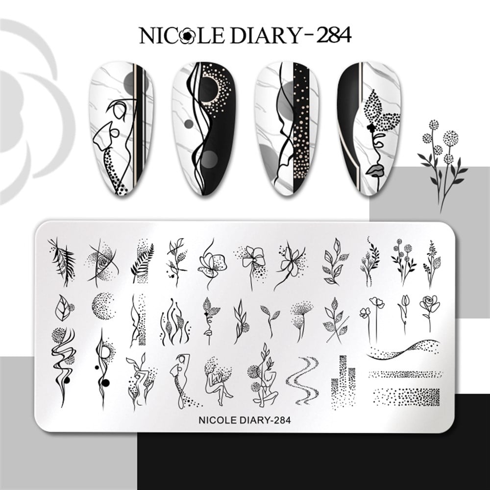 NICOLE DIARY BASKI DESEN PLAKASI 284