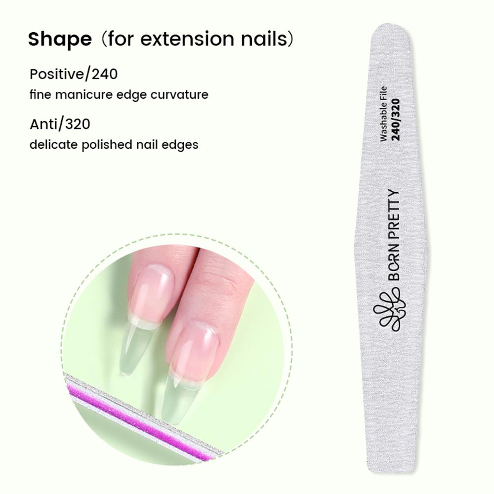 OJE DEPOSU BORN PRETTY PROFESYONEL KALİTELİ (WATERPROOF) SU GEÇİRMEZ  TIRNAK  TÖRPÜSÜ 240/320 KALIN