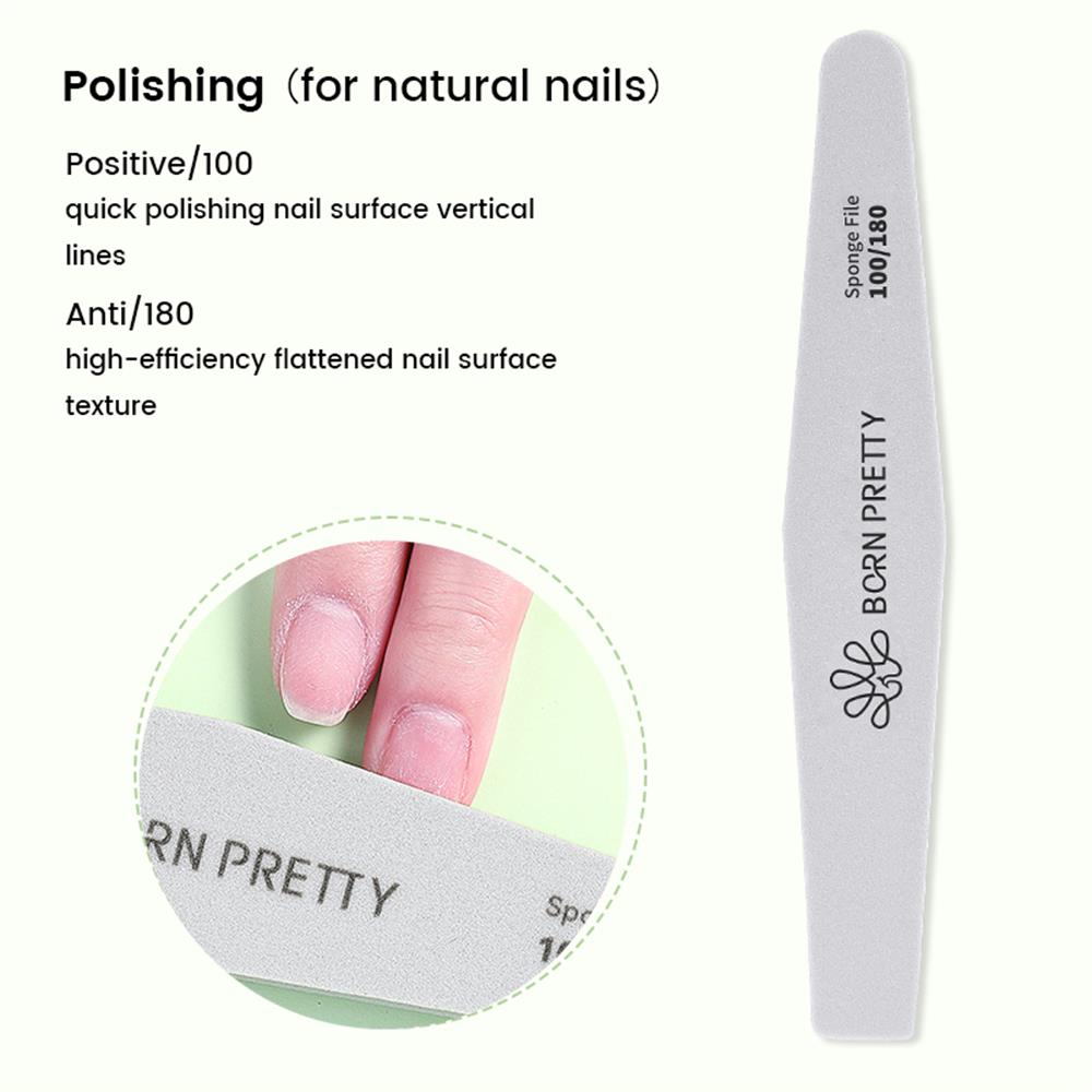 OJE DEPOSU BORN PRETTY PROFESYONEL KALİTELİ (WATERPROOF) SU GEÇİRMEZ  TIRNAK  TÖRPÜSÜ 240/320 İNCE