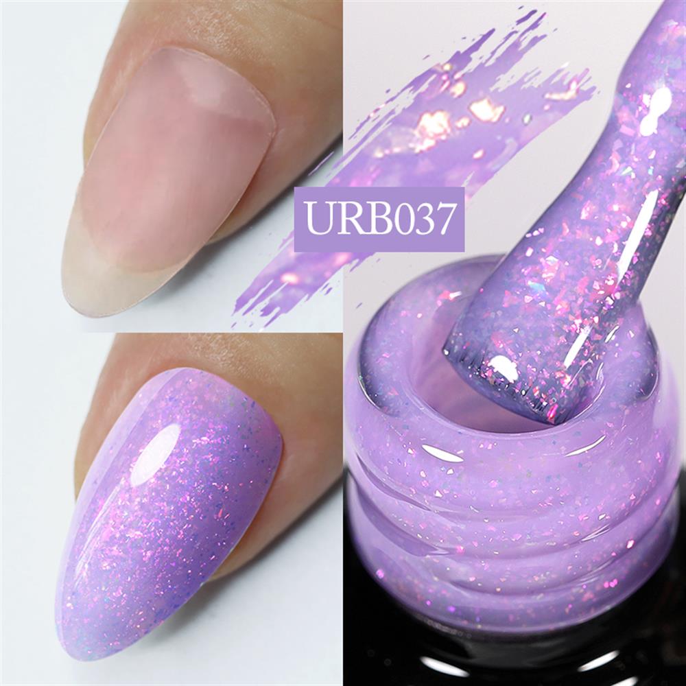 UR SUGAR 7ml Flakes Rubber Base Coat Uv Gel URB037