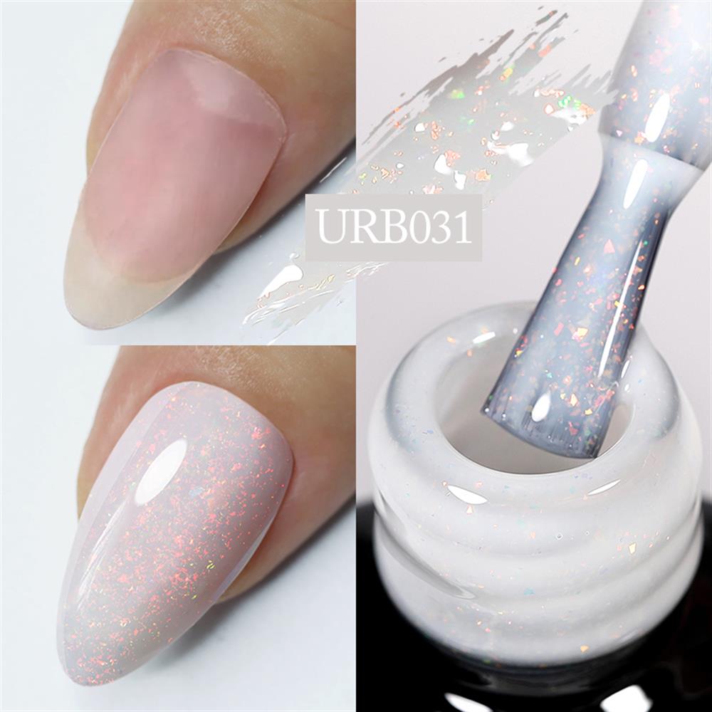 UR SUGAR 7ml Flakes Rubber Base Coat Uv Gel URB031