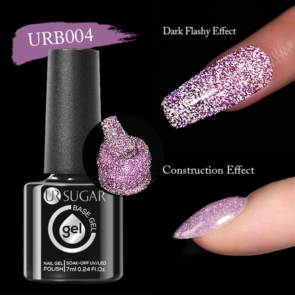 UR SUGAR 7ml REFLECTIVE (REFLEKTÖRLÜ FLASH) RUBBER BASE GEL URB004