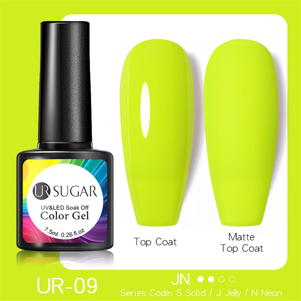 UR SUGAR Neon (Floresan)Oje Karanlıkta Parlayan Kalıcı Oje 09