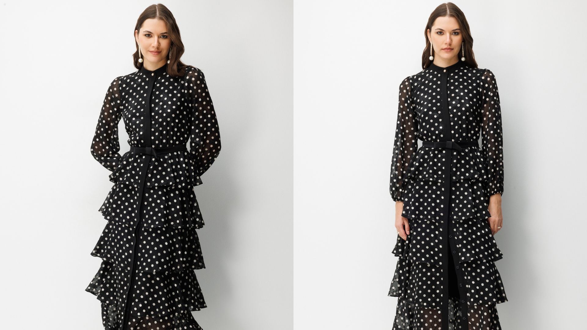 puantiye desen elbise