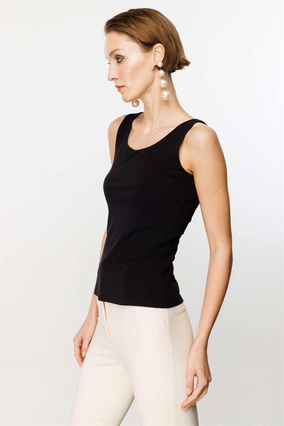 Strappy Undershirt BLACK