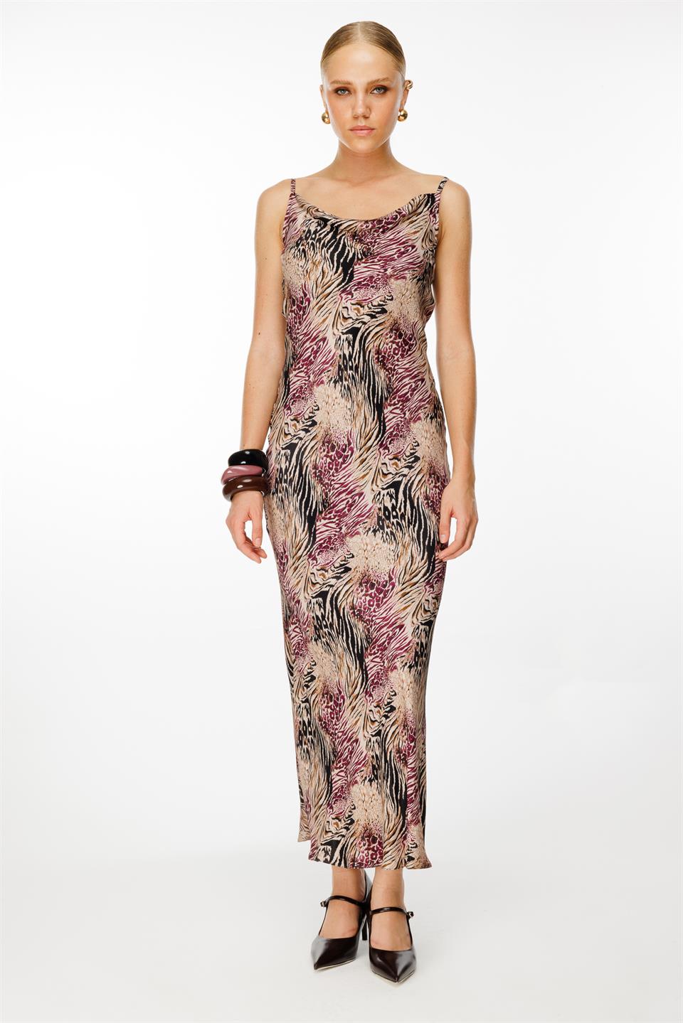 PURPLE Dress with Straps