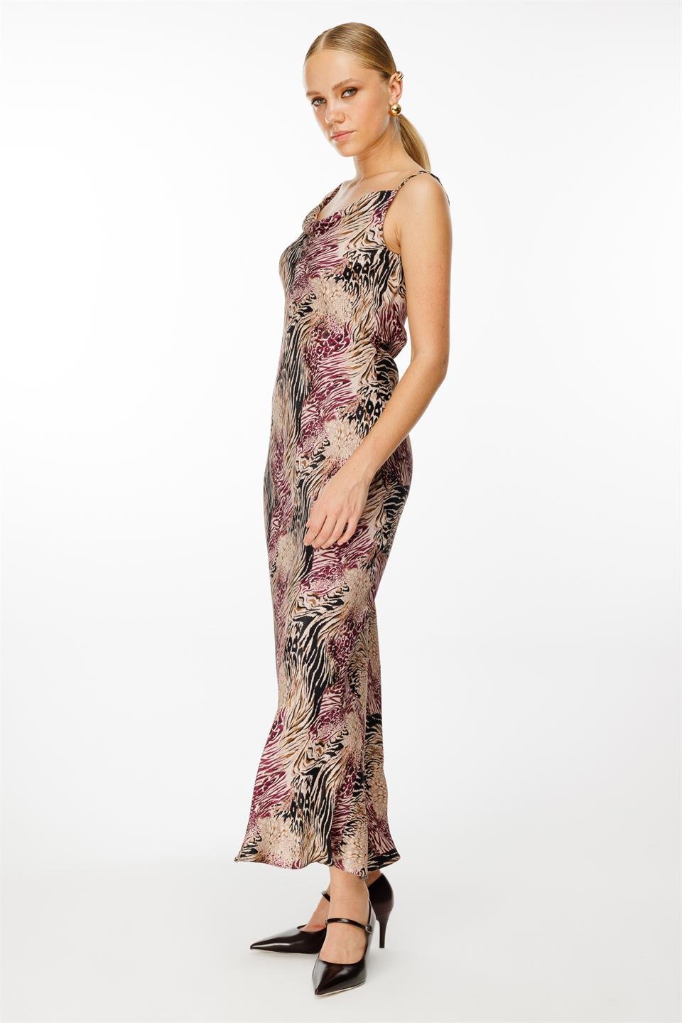 PURPLE Dress with Straps