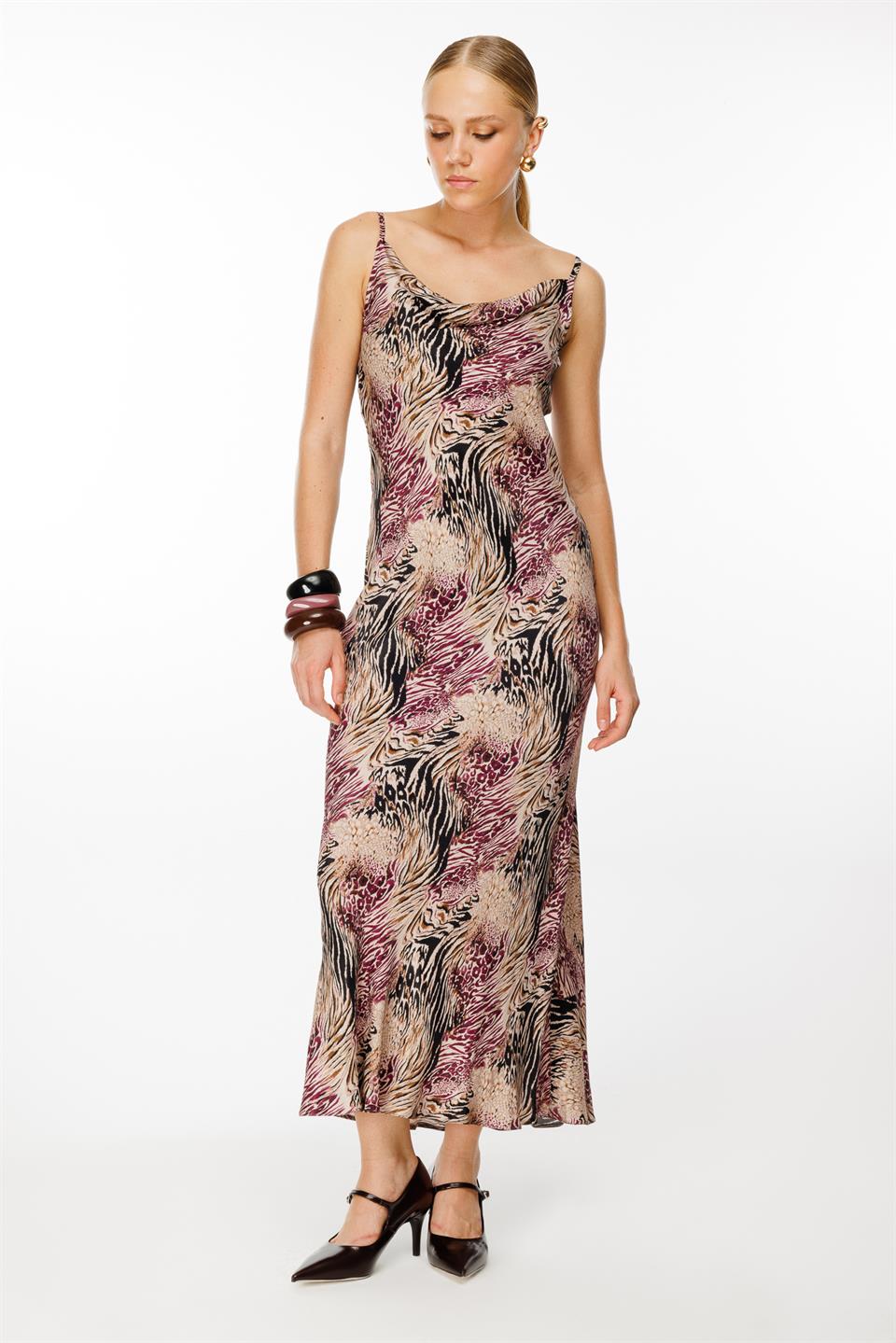 PURPLE Dress with Straps