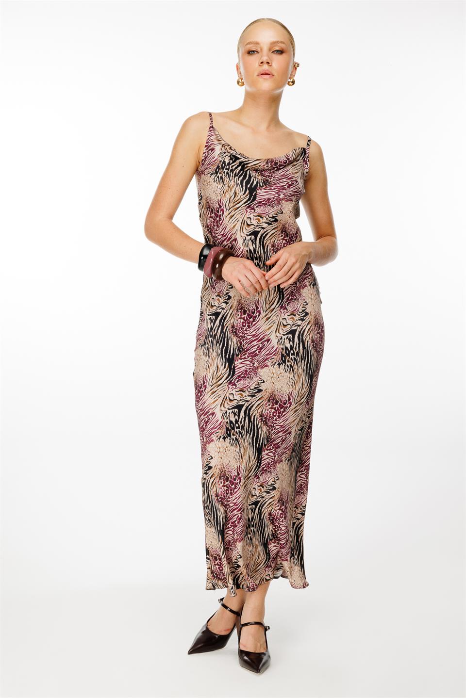 PURPLE Dress with Straps