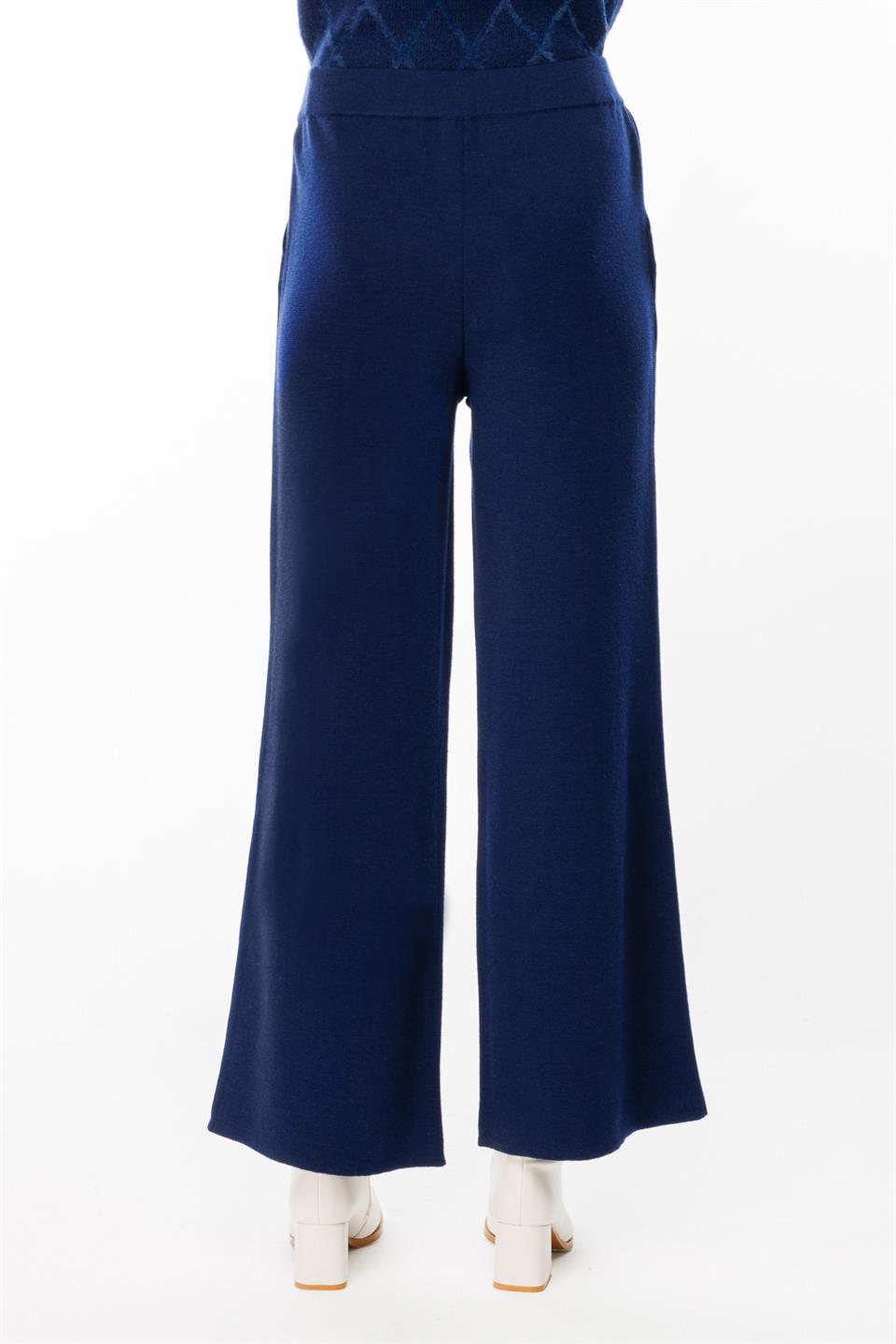 Elastic Waist Knitwear Trousers 