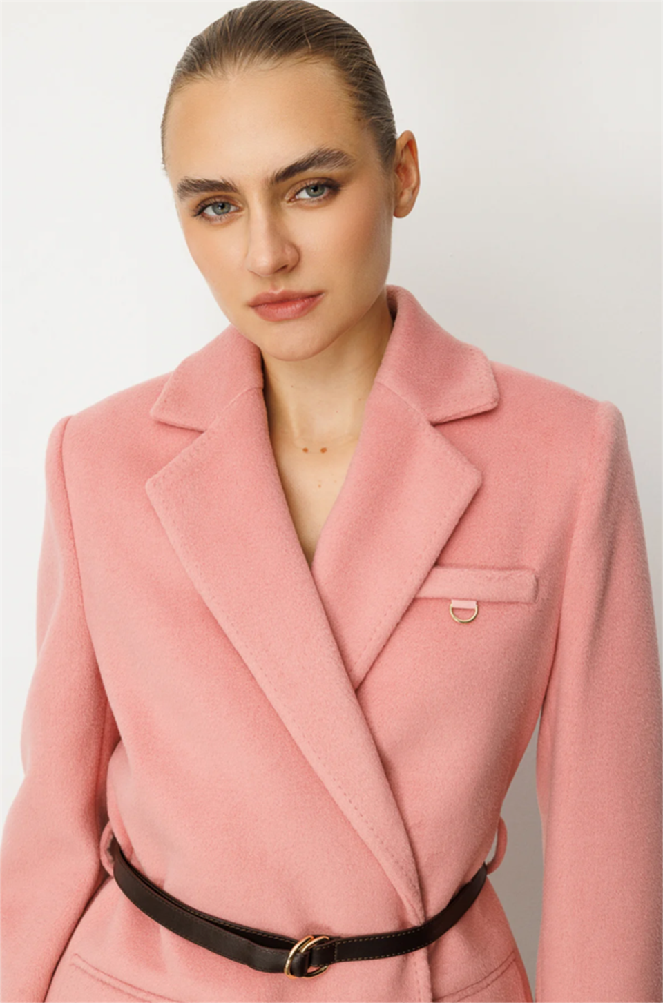 Beli Kemerli Kapak Cepli Kaban PEMBE