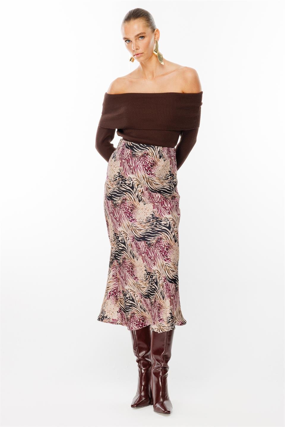 Beli Lastikli Verev Etek MOR