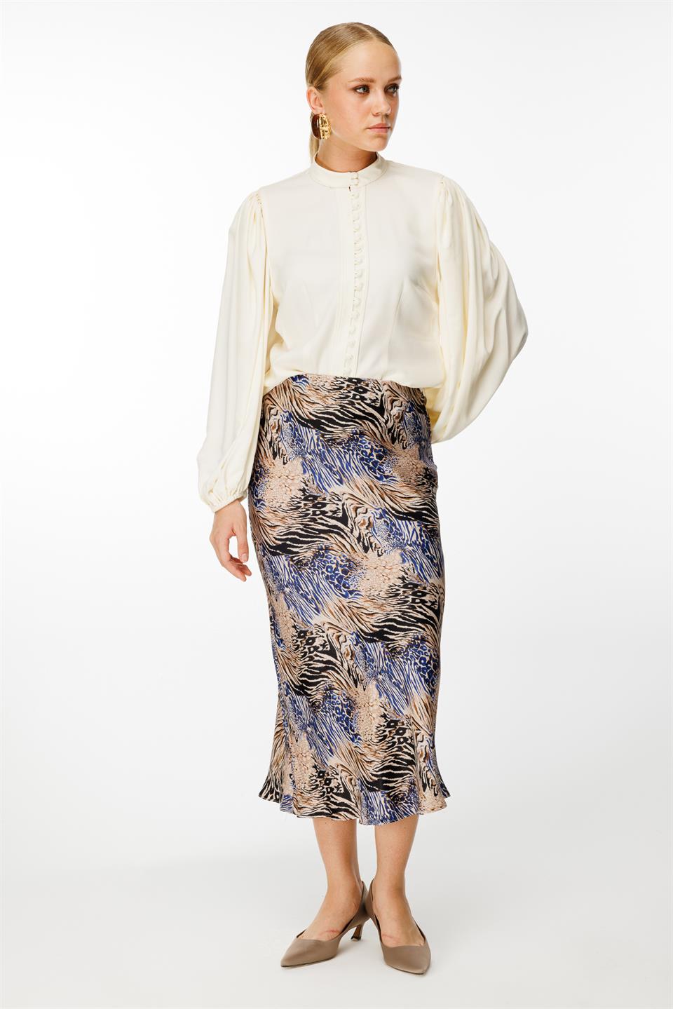 Beli Lastikli Verev Etek SAKS