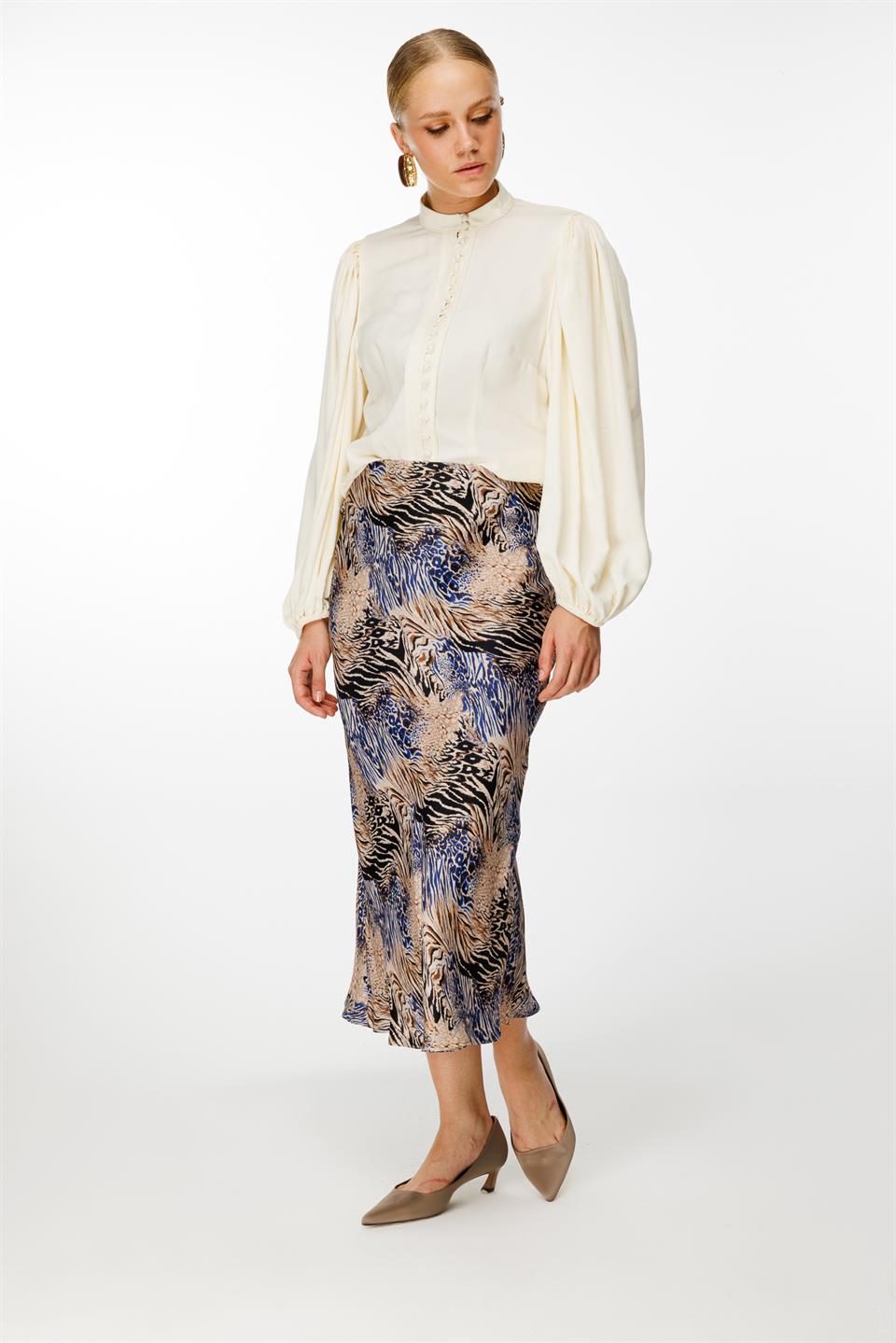 Beli Lastikli Verev Etek SAKS