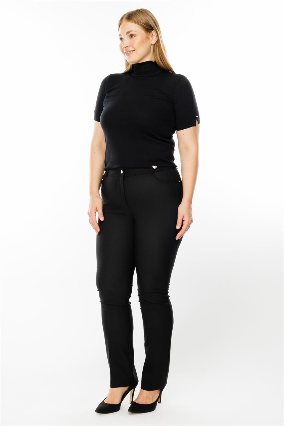 Boru Paça Pantolon SİYAH