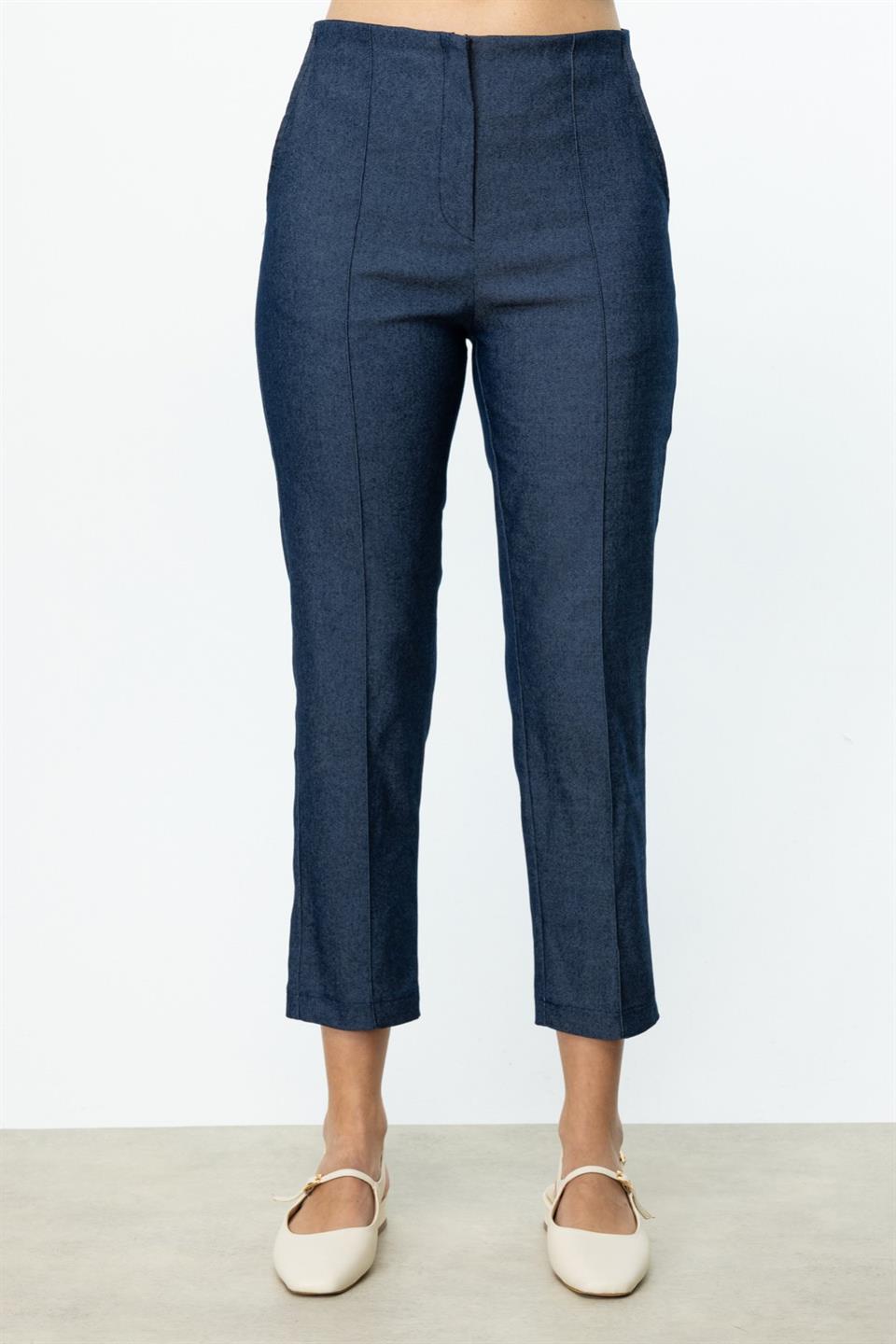 Çimalı Dar Pantolon LACİVERT