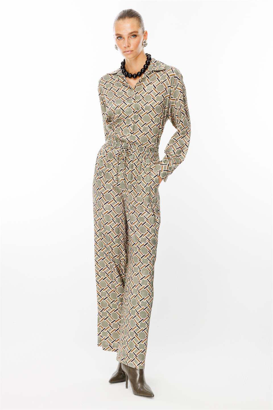 Gömlek Pantolon 2li Takım DESENLİ