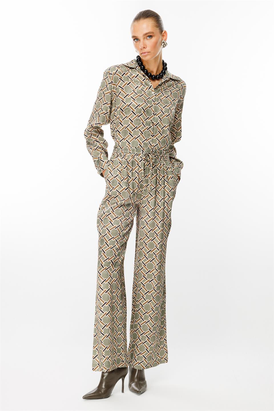 Gömlek Pantolon 2li Takım DESENLİ