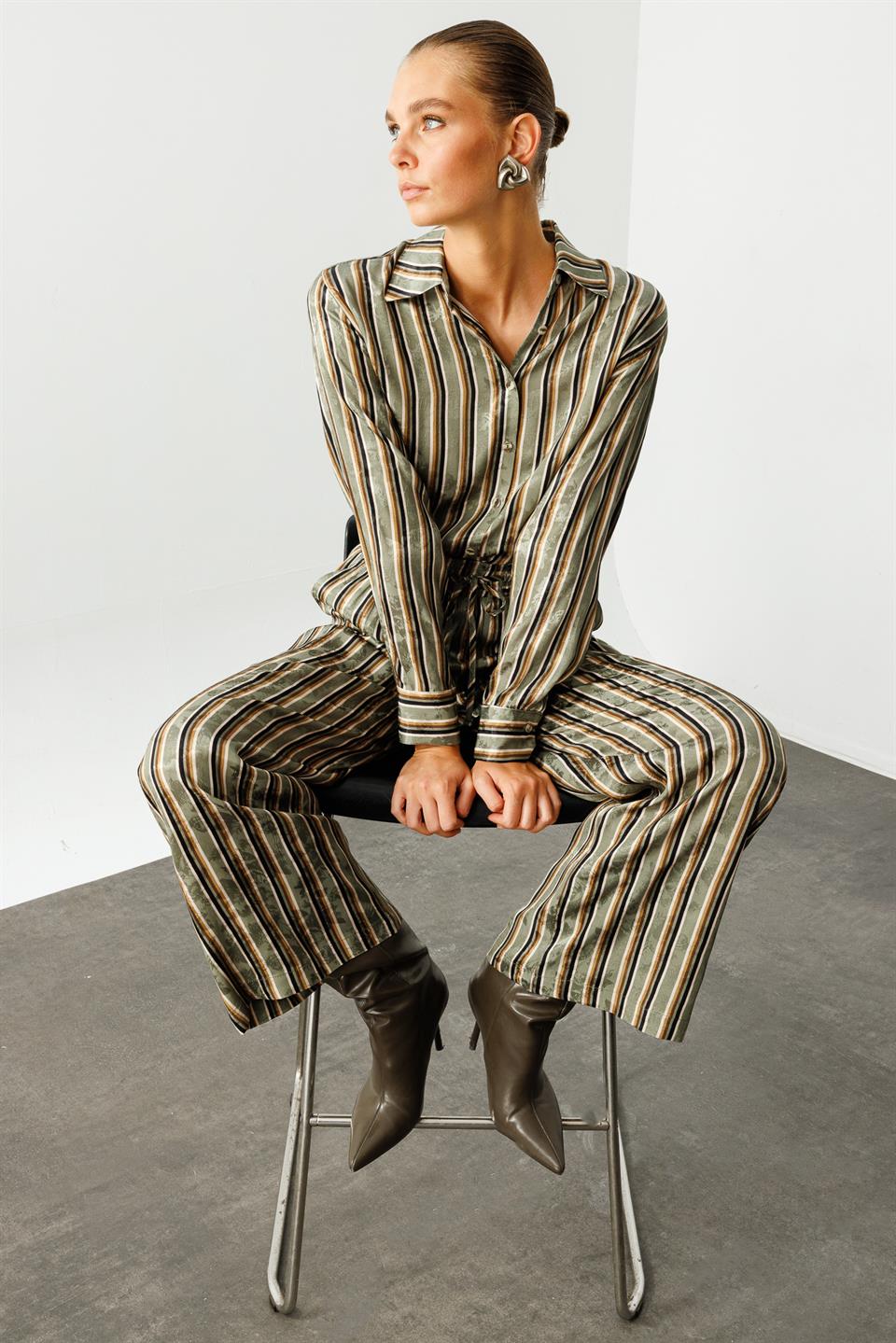 Gömlek Pantolon 2li Takım YEŞİL