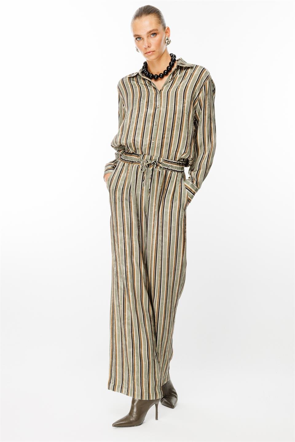 Gömlek Pantolon 2li Takım YEŞİL