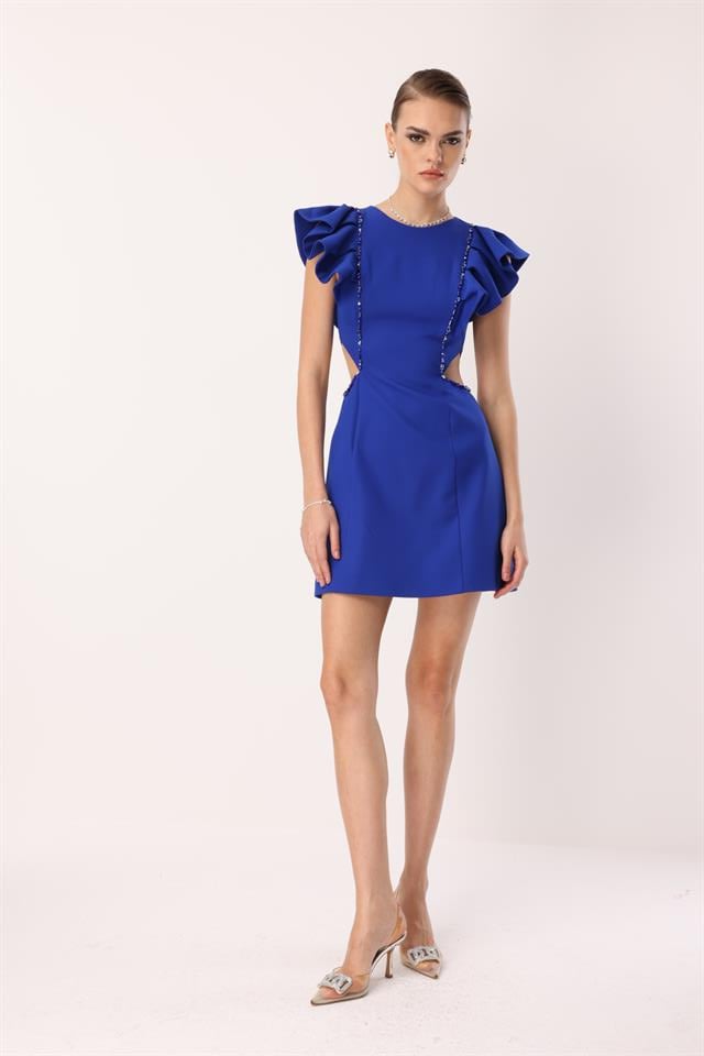 İki Yanı Açık Elbise SAKS