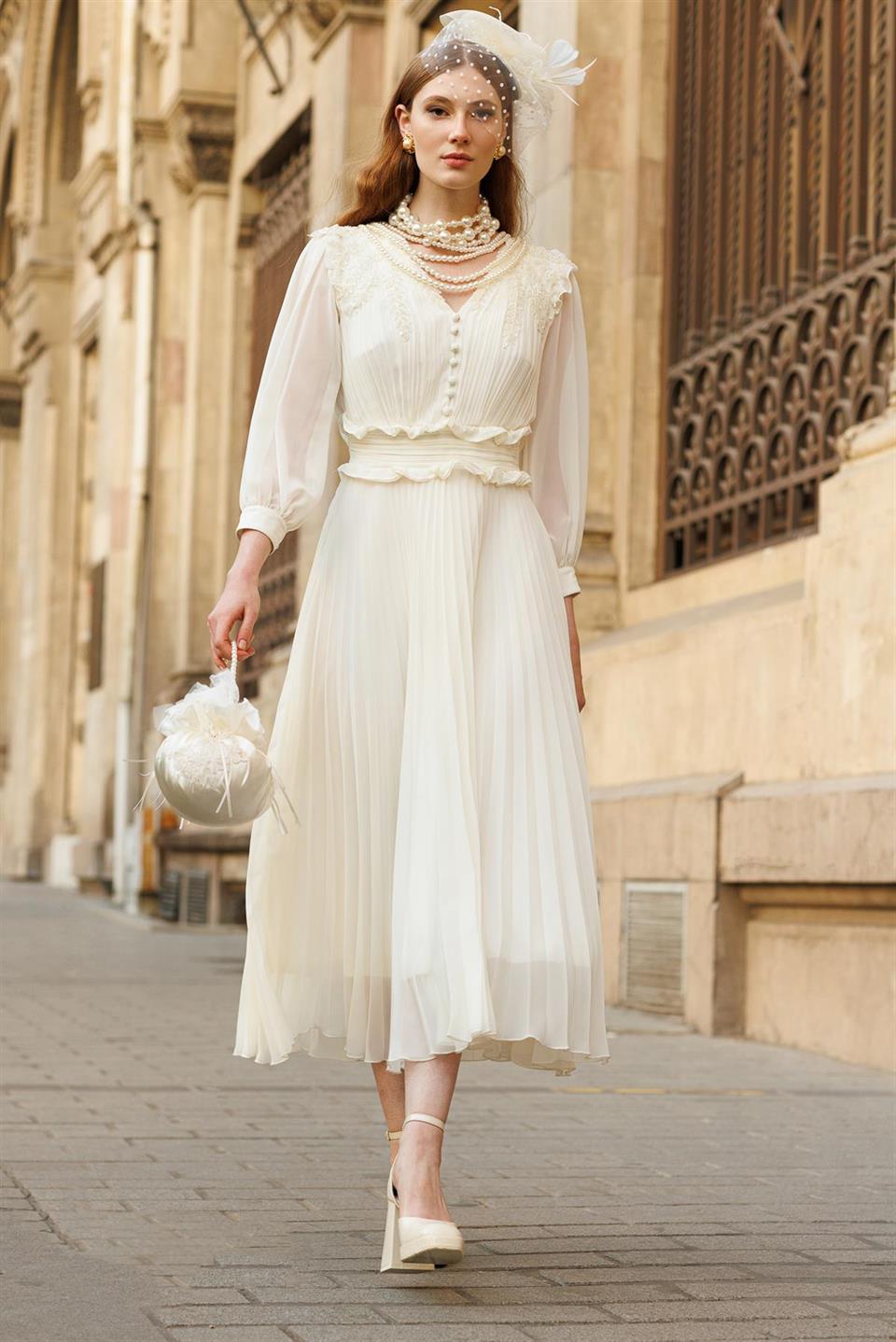 İşleme Detay Elbise TAŞ