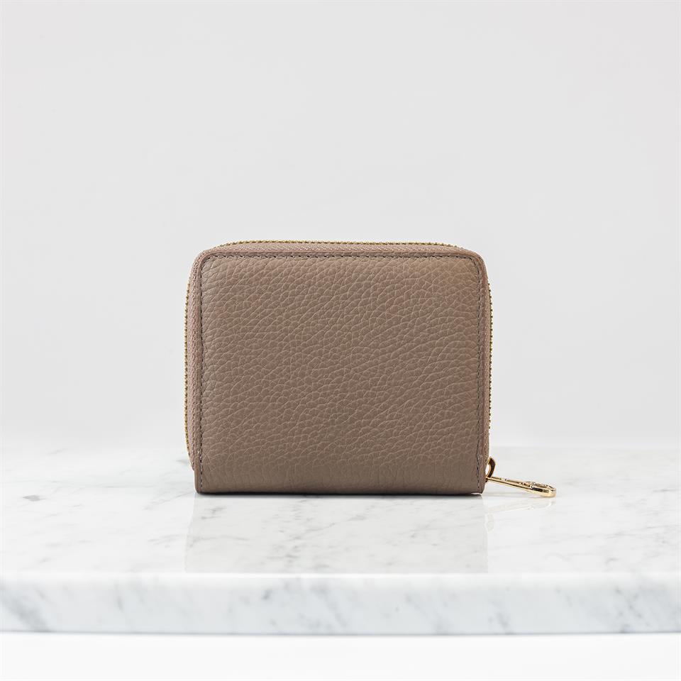 Brown Genuine Leather Womens Wallet