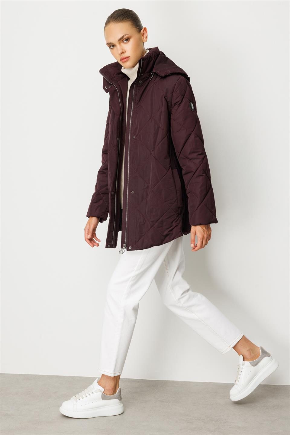 Kapişonlu Şişme Mont MÜRDÜM