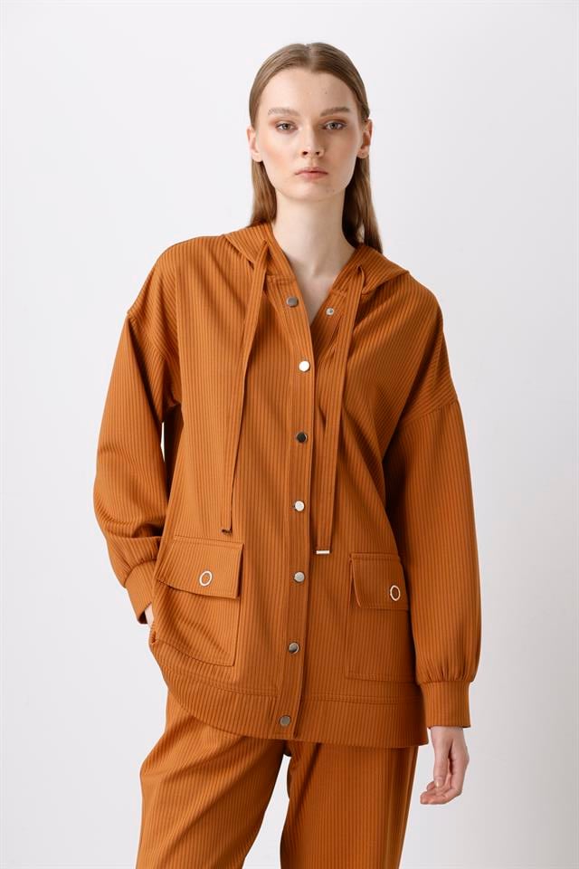 Kapüşonlu Örme Tunik TARÇIN