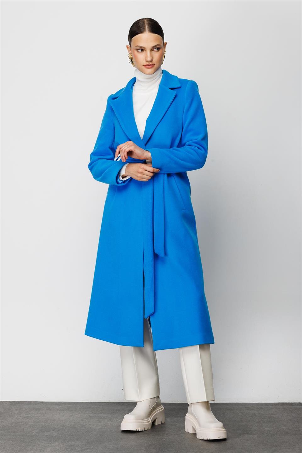 Stamp Coat TURQUOISE