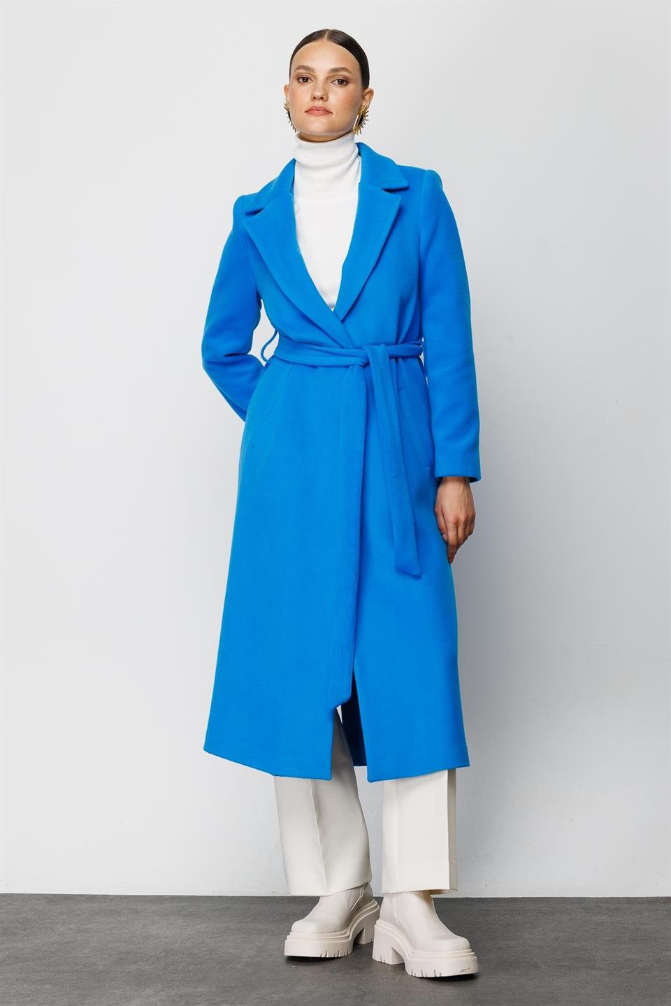 Stamp Coat TURQUOISE