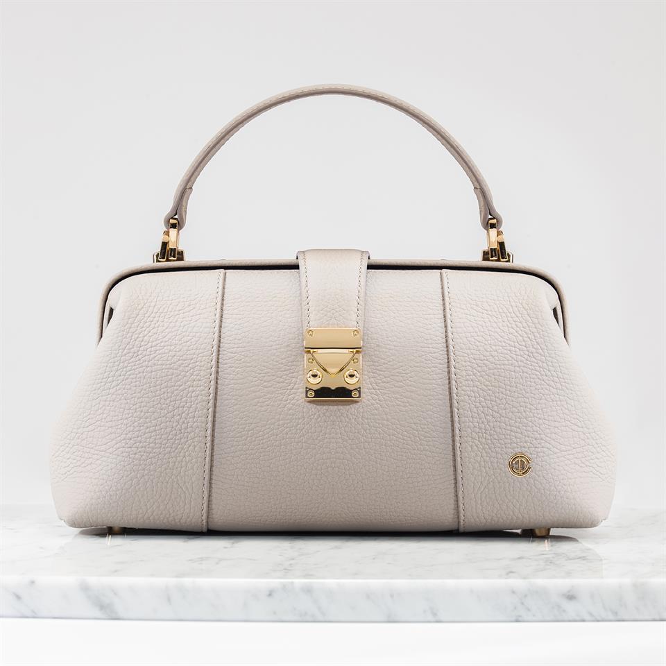 Kemik Hakiki Deri Kadın Çantası