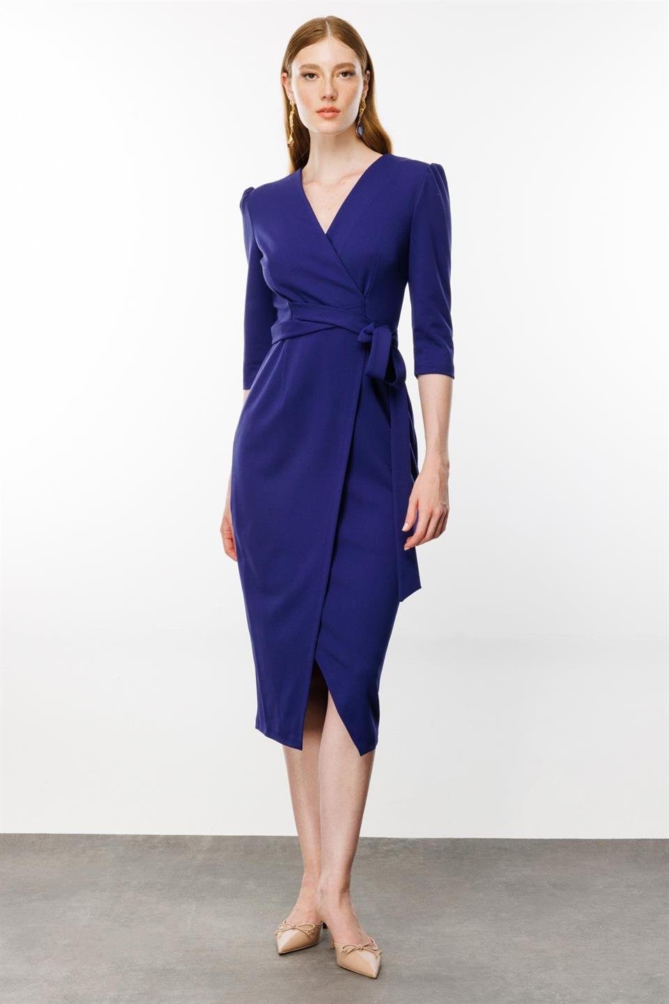 Kruvaze Elbise ÇİVİT