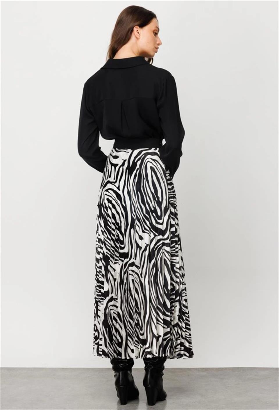 MAXI SIZE PLISOLEY PRINTED SKIRT ORIGINAL