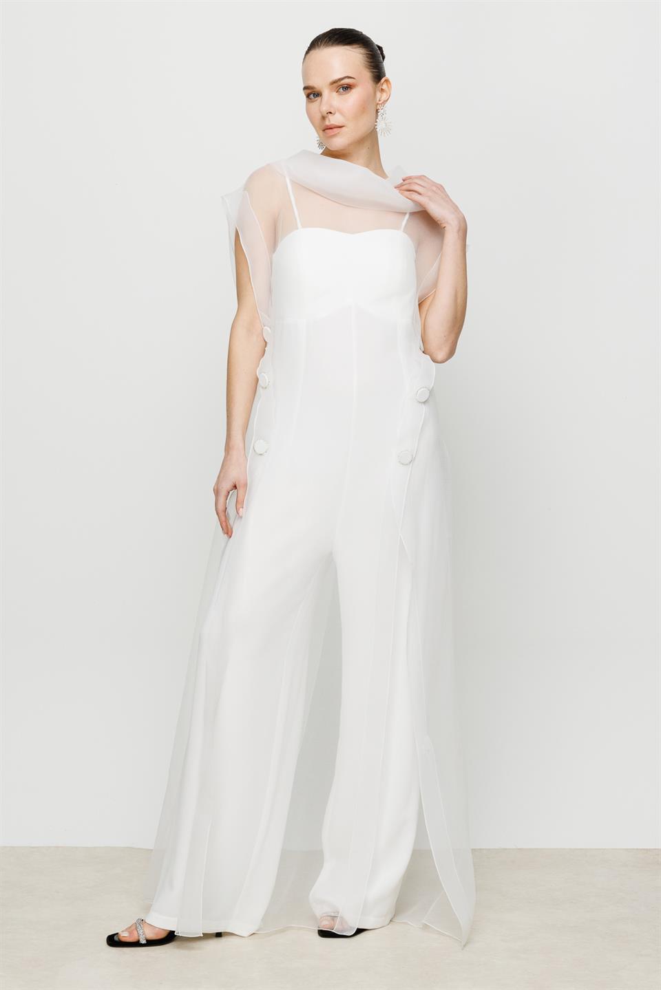 Organza Jumpsuit WHITE