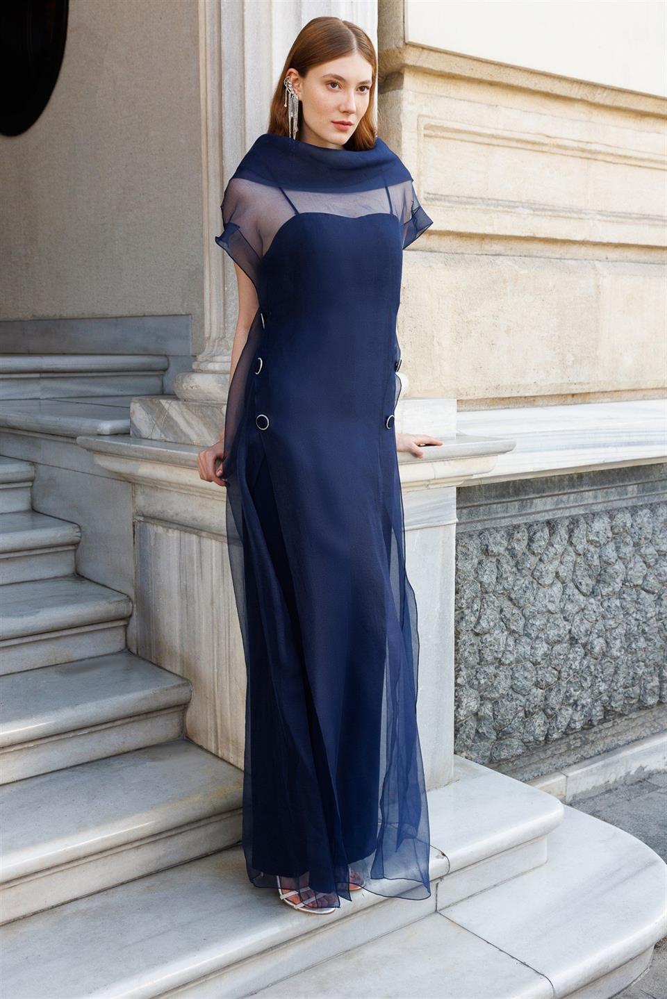 Organza Jumpsuit NAVY BLUE