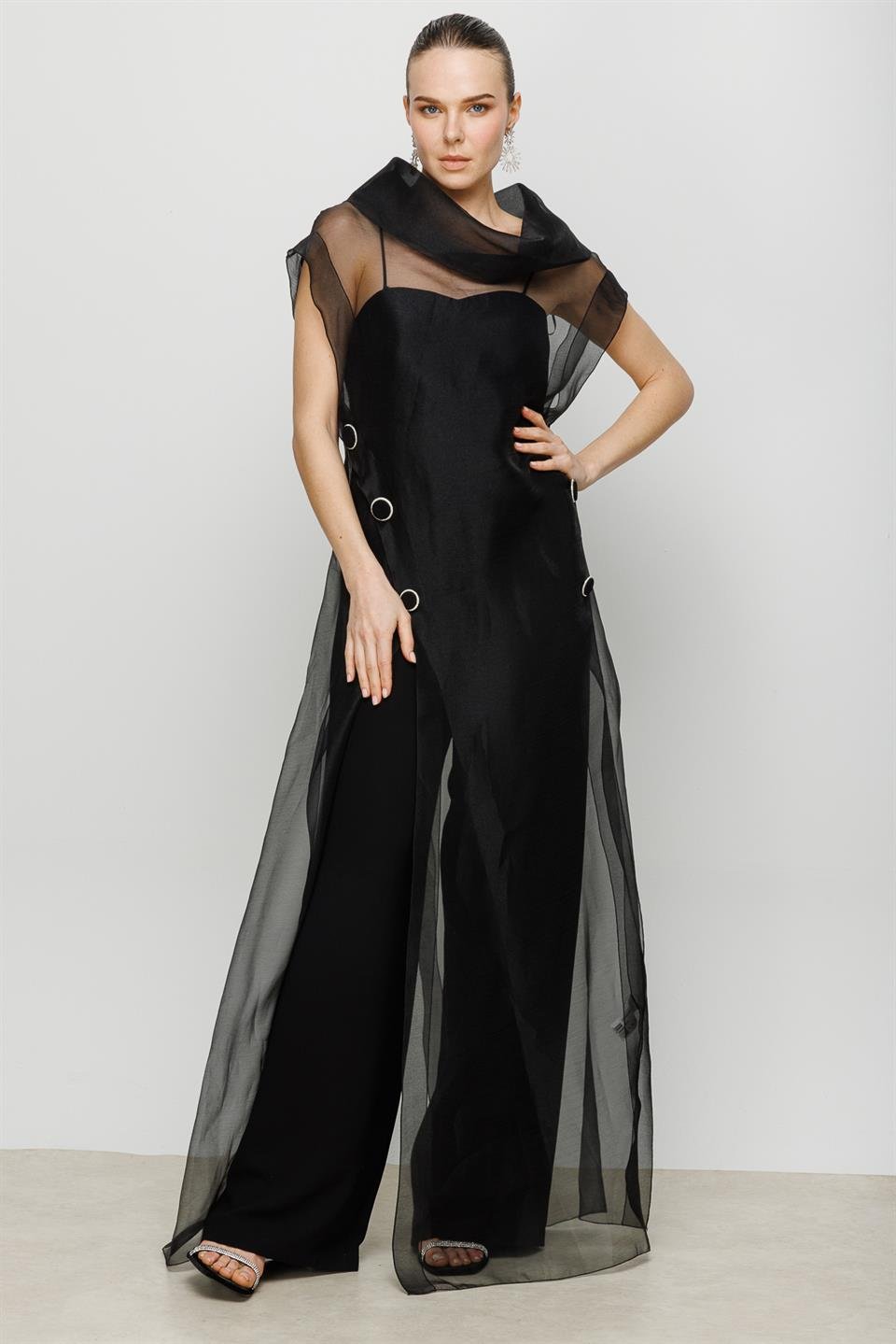 Organza Jumpsuit BLACK