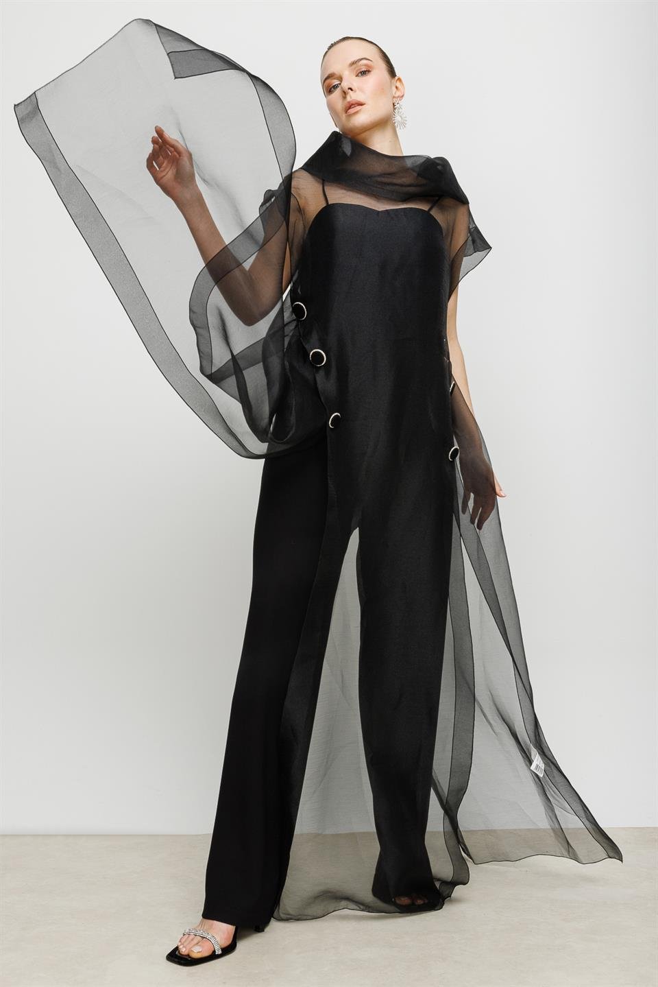 Organza Jumpsuit BLACK