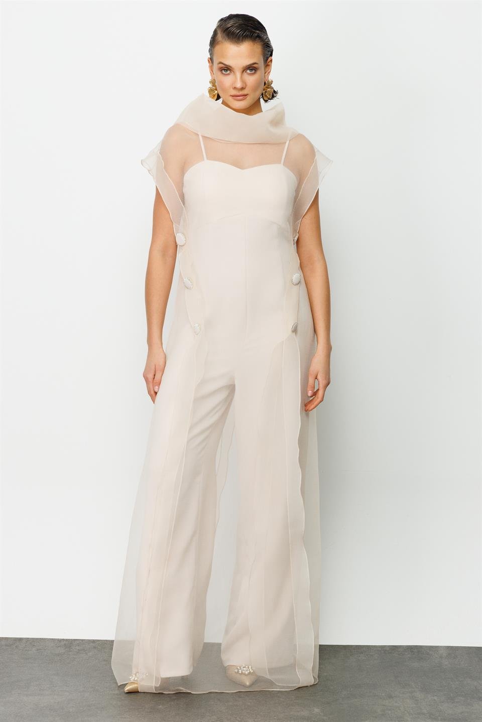 Organza Jumpsuit STONE