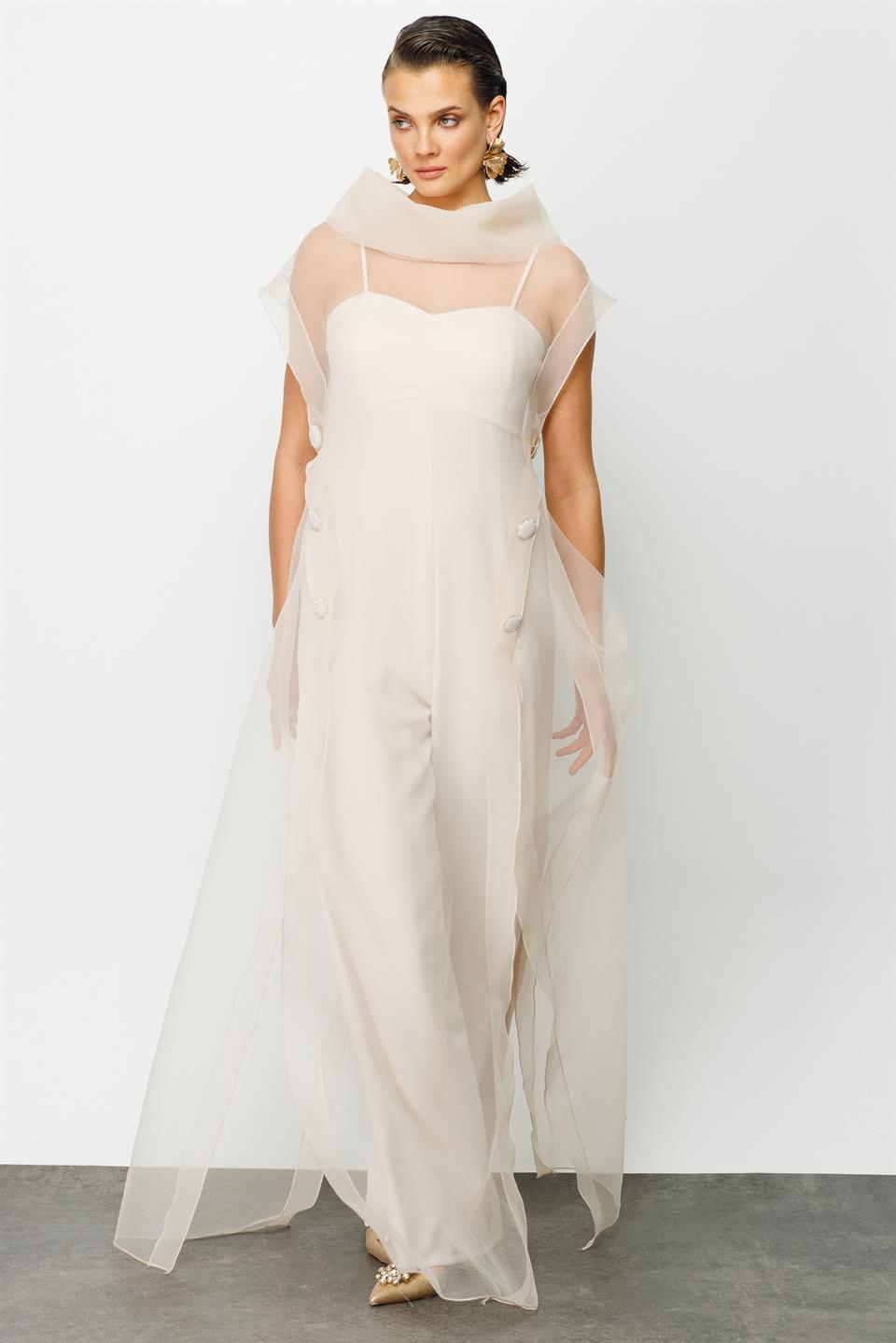 Organza Jumpsuit STONE