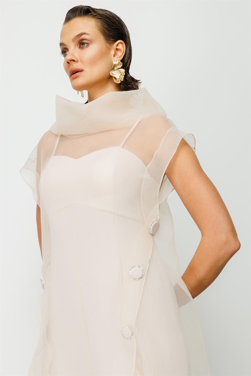 Organza Jumpsuit STONE