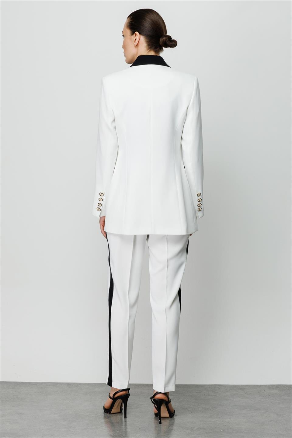 Şanel Kumaş Ceket EKRU