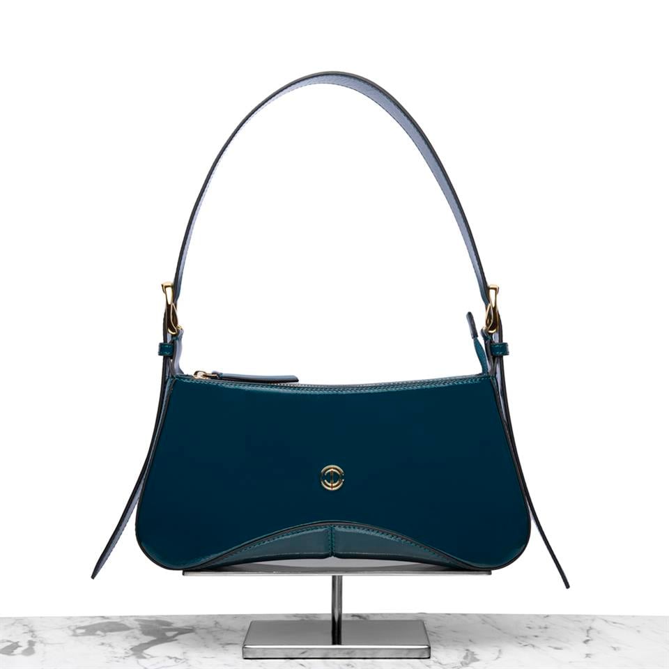 Siena Petrol Genuine Leather Womens Bag