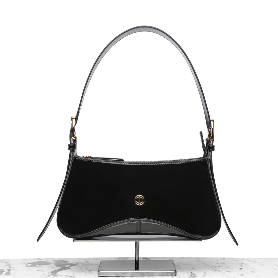Siena Black Genuine Leather Womens Bag