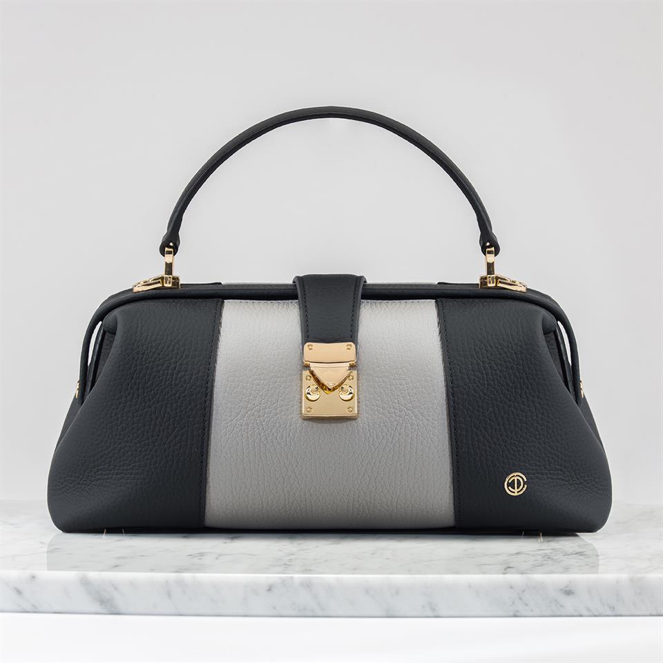 Siyah Hakiki Deri Kadın Çantası