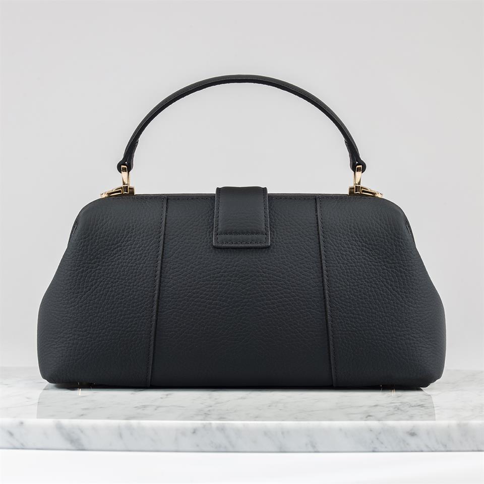 Black Genuine Leather Womens Bag