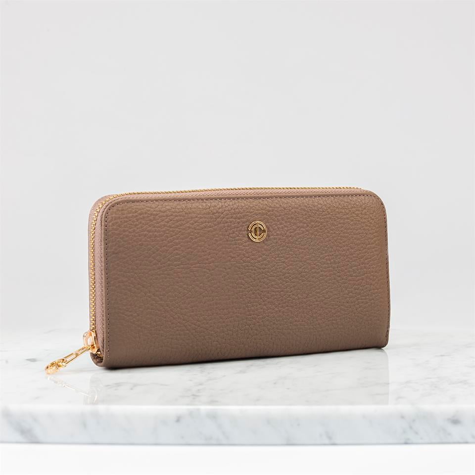 Mink Genuine Leather Womens Wallet