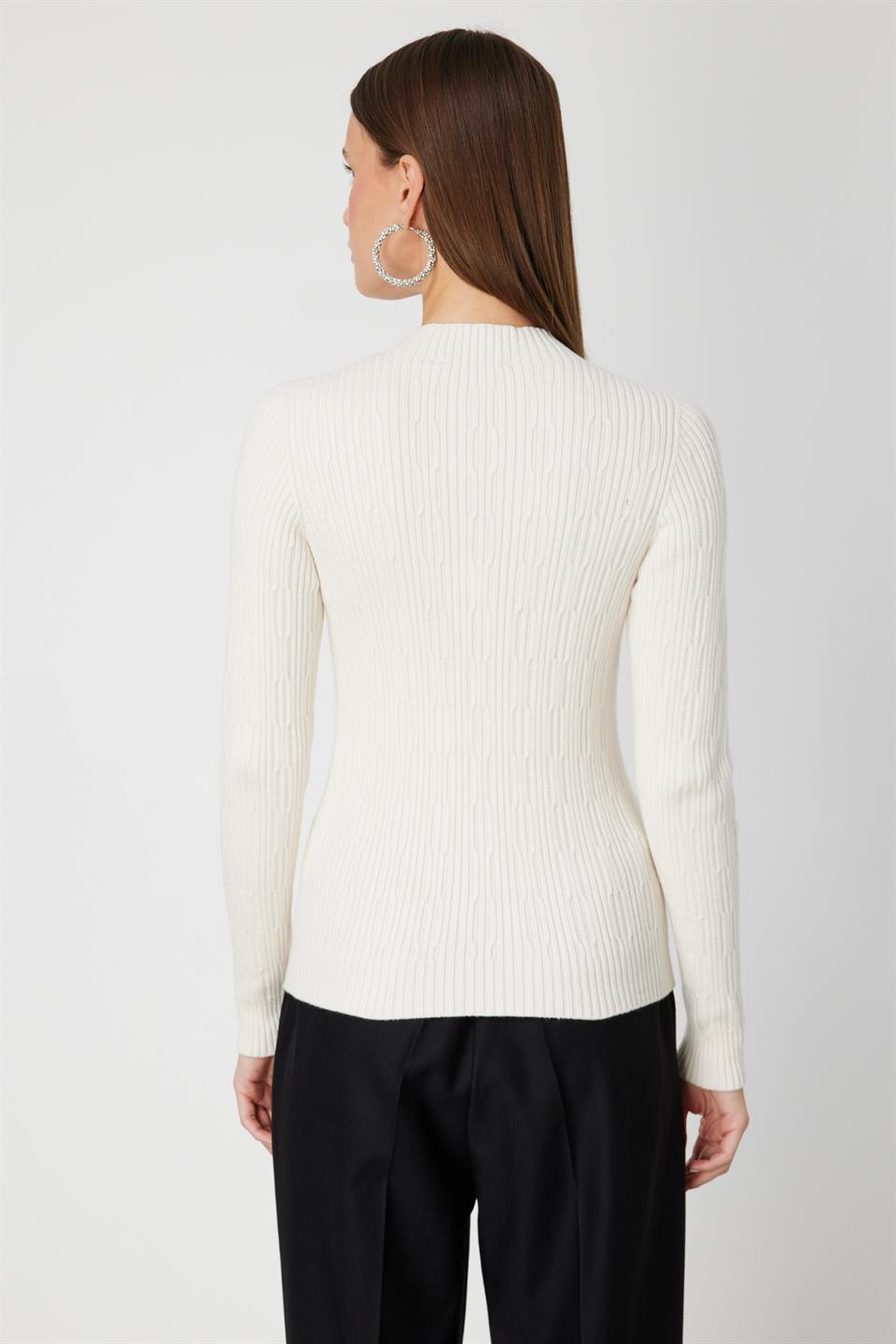 Yarım Balıkçı Dar Kazak EKRU